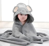 Juniors Zone™ CozySplash – Hooded Cartoon Bath Towel
